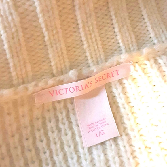 Victoria's Secret Cable Knit Cardigan Waist Tie Size L - Picture 11 of 12